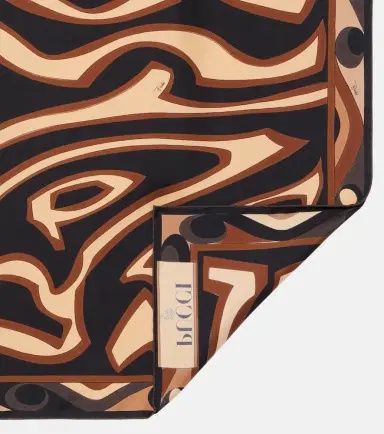 Pucci Labirinto silk twill scarf | Thumbnail 2