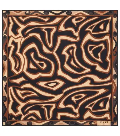 Pucci Labirinto silk twill scarf | Thumbnail 1