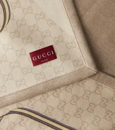Gucci GG printed wool blanket | Thumbnail 5