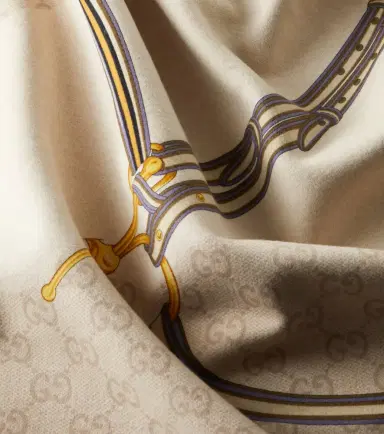 Gucci GG printed wool blanket | Thumbnail 6