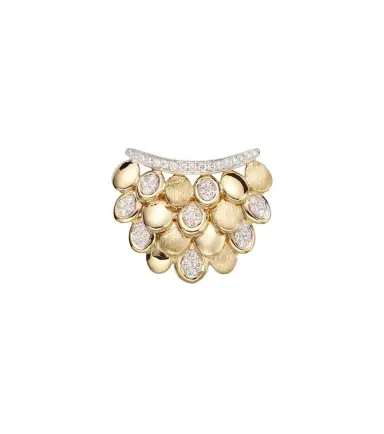 Rainbow K Blossom 14kt gold single earring with diamonds | Thumbnail 1