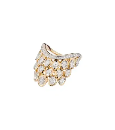 Rainbow K Blossom 14kt gold ring with diamonds | Thumbnail 1 Rainbow K Blossom 14kt gold ring with diamonds | Thumbnail 1