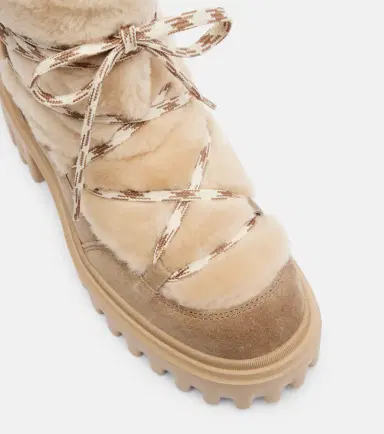 Hogan Shearling and suede ankle boots | Thumbnail 4