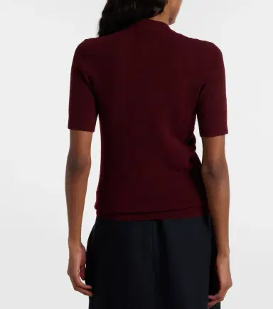 Prada Embellished knitted virgin wool top | Thumbnail 2