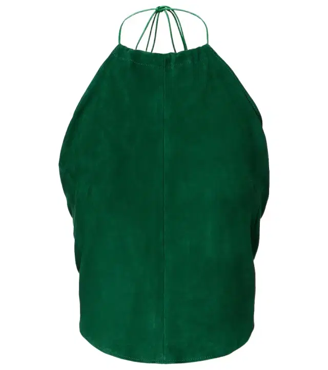 Stouls Rosie halterneck suede top