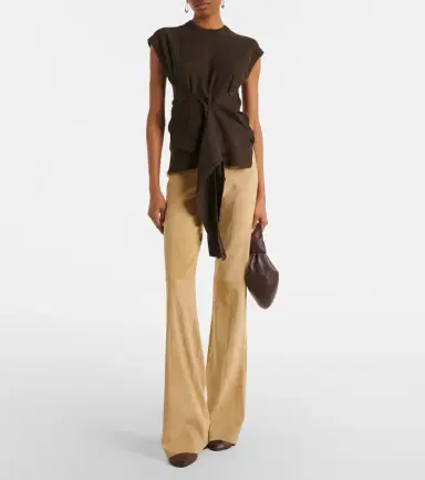 STOULS Gege suede flared pants | Thumbnail 6 STOULS Gege suede flared pants | Thumbnail 6