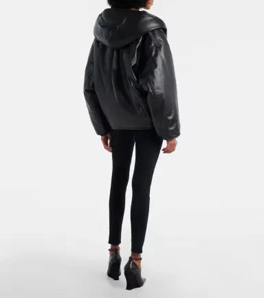Alaïa Alaïa Ribbed-knit high-rise leggings | Thumbnail 4