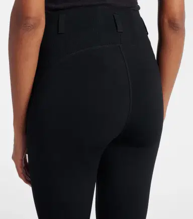 Alaïa Alaïa Ribbed-knit high-rise leggings | Thumbnail 5