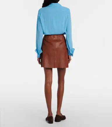 STOULS Lucie 22 leather miniskirt | Thumbnail 4