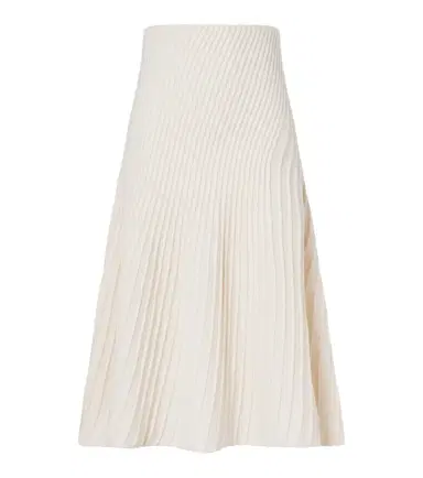 Alaïa Alaïa Wool and cashmere midi skirt | Thumbnail 1