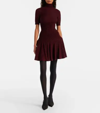 Alaïa Alaïa Ribbed-knit wool-blend top | Thumbnail 5 Alaïa Alaïa Ribbed-knit wool-blend top | Thumbnail 5