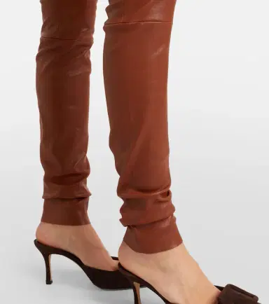 STOULS Carolyn leather slim pants | Thumbnail 2 STOULS Carolyn leather slim pants | Thumbnail 2