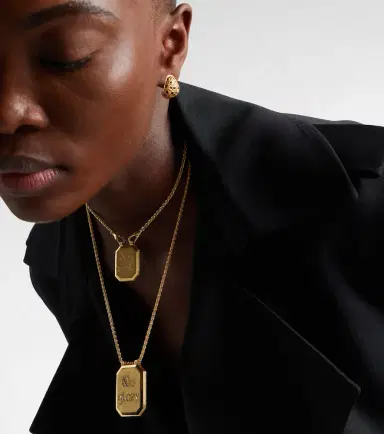 Marie Lichtenberg No Risk No Glory 18kt gold necklace with diamonds | Thumbnail 5