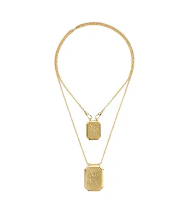 Marie Lichtenberg No Risk No Glory 18kt gold necklace with diamonds | Thumbnail 1