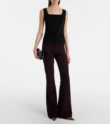 STOULS Laurent suede flared pants | Thumbnail 2 STOULS Laurent suede flared pants | Thumbnail 2