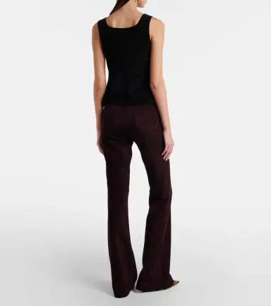 STOULS Laurent suede flared pants | Thumbnail 4 STOULS Laurent suede flared pants | Thumbnail 4