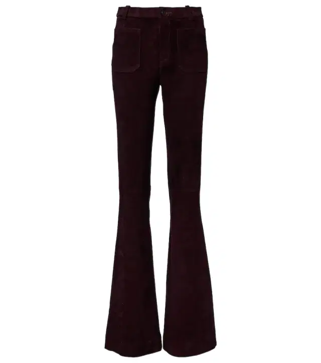 Stouls Laurent suede flared pants