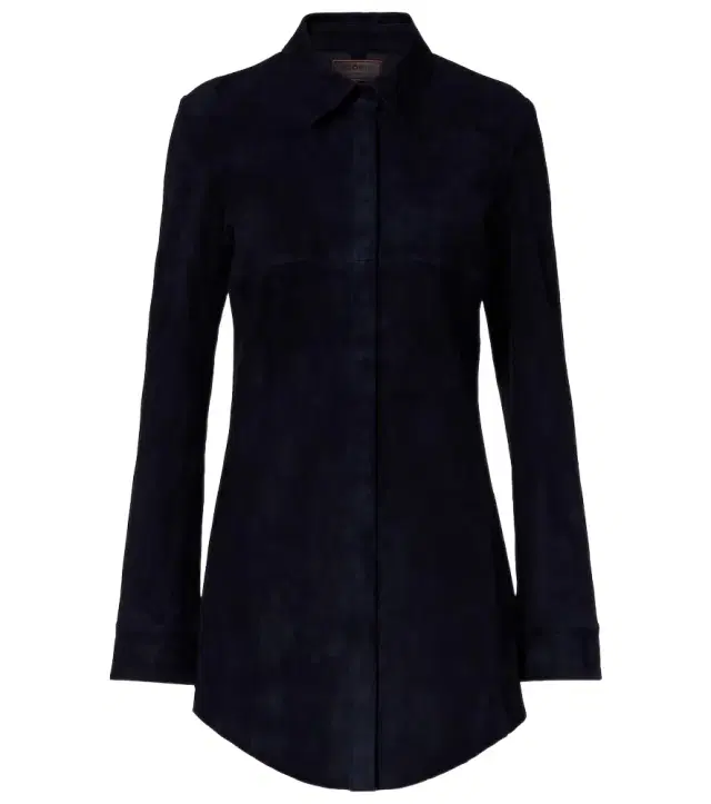 Stouls Geraldine suede shirt dress