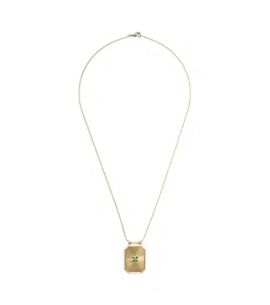 Marie Lichtenberg Luck 18kt gold pendant necklace with emerald | Thumbnail 1 Marie Lichtenberg Luck 18kt gold pendant necklace with emerald | Thumbnail 1