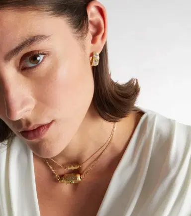 Marie Lichtenberg Ecrou 18kt gold single hoop earring | Thumbnail 3 Marie Lichtenberg Ecrou 18kt gold single hoop earring | Thumbnail 3