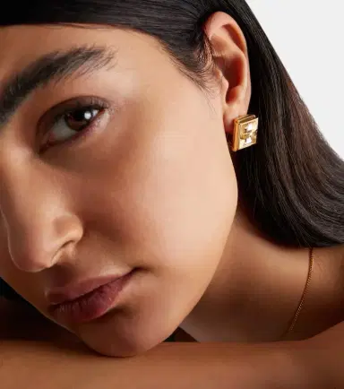 Marie Lichtenberg Buck 18kt gold single earring | Thumbnail 5