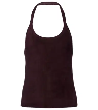Stouls Cherry halterneck suede top | Thumbnail 1