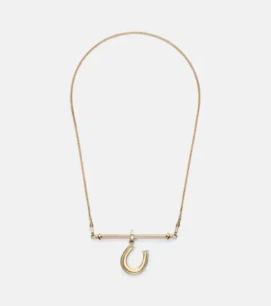 Marie Lichtenberg 18kt gold and leather pendant necklace with diamonds | Thumbnail 2 Marie Lichtenberg 18kt gold and leather pendant necklace with diamonds | Thumbnail 2