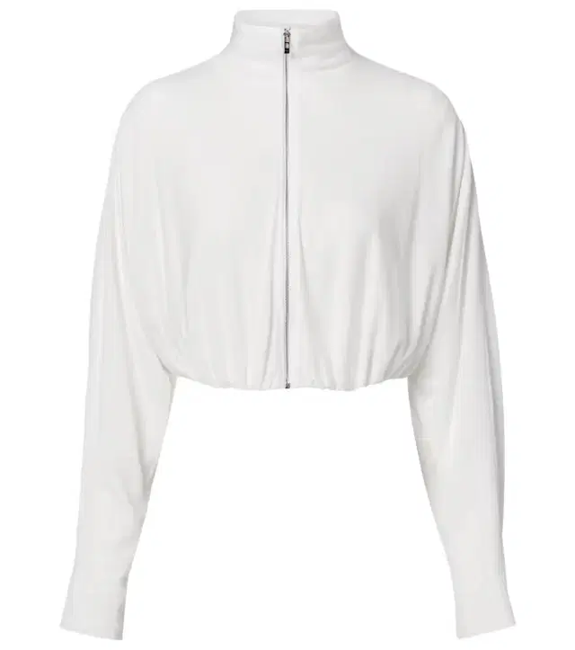 Alaïa Draped mockneck jersey jacket