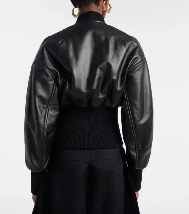 Alaïa Alaïa Leather bomber jacket | Thumbnail 6 Alaïa Alaïa Leather bomber jacket | Thumbnail 6