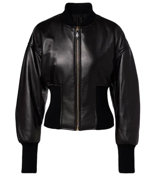 Alaia Alaïa Leather bomber jacket