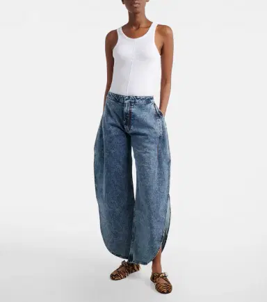 Alaia Alaïa Barrel-leg jeans | Thumbnail 2