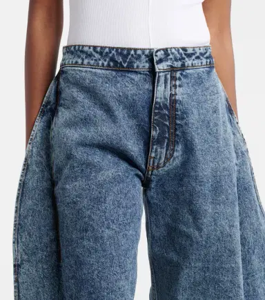 Alaia Alaïa Barrel-leg jeans | Thumbnail 4