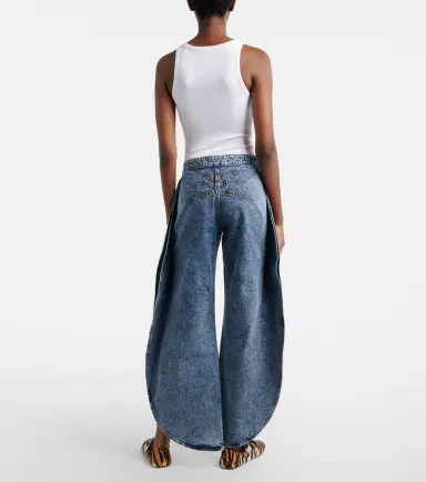 Alaia Alaïa Barrel-leg jeans | Thumbnail 5