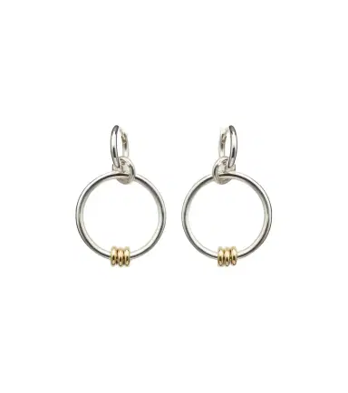 Spinelli Kilcollin Asha sterling silver and 18kt gold earrings | Thumbnail 1