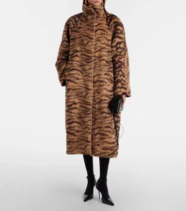 Alaïa Alaïa Wool-blend jacquard coat | Thumbnail 6 Alaïa Alaïa Wool-blend jacquard coat | Thumbnail 6