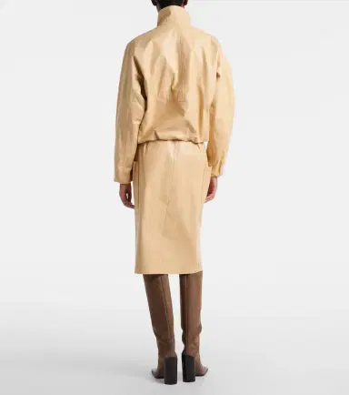 Alaïa Alaïa Leather pencil skirt | Thumbnail 2