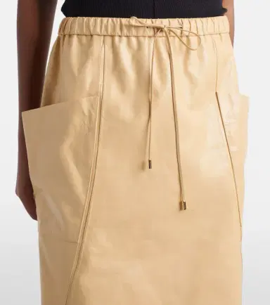 Alaïa Alaïa Leather pencil skirt | Thumbnail 5