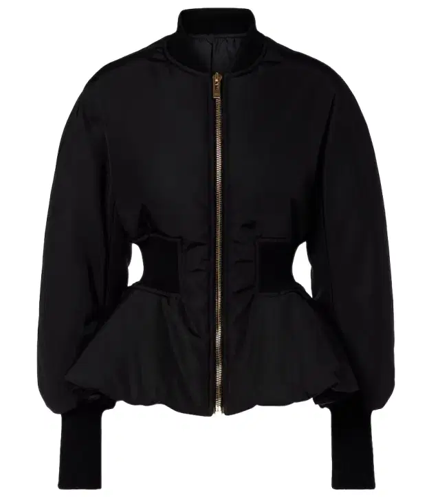 Alaïa Peplum bomber jacket