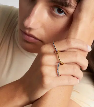 Spinelli Kilcollin Norah 18kt gold ring with sapphires | Thumbnail 2 Spinelli Kilcollin Norah 18kt gold ring with sapphires | Thumbnail 2