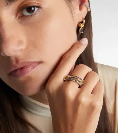 Spinelli Kilcollin Norah 18kt gold ring with sapphires | Thumbnail 3 Spinelli Kilcollin Norah 18kt gold ring with sapphires | Thumbnail 3