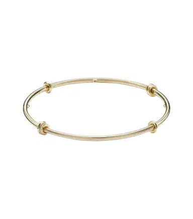 Spinelli Kilcollin Kini 18kt gold bangle with diamonds | Thumbnail 1 Spinelli Kilcollin Kini 18kt gold bangle with diamonds | Thumbnail 1