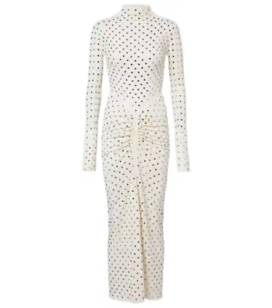 Alaïa Alaïa Embellished gathered jersey maxi dress | Thumbnail 1