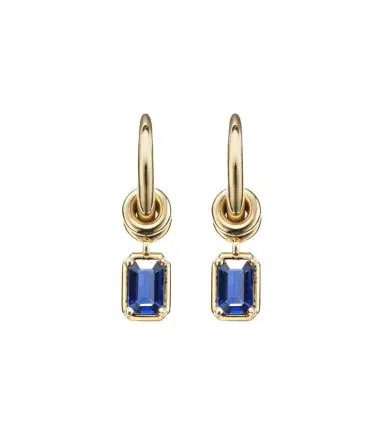Spinelli Kilcollin Zahra 18kt gold hoop earrings with sapphires | Thumbnail 1