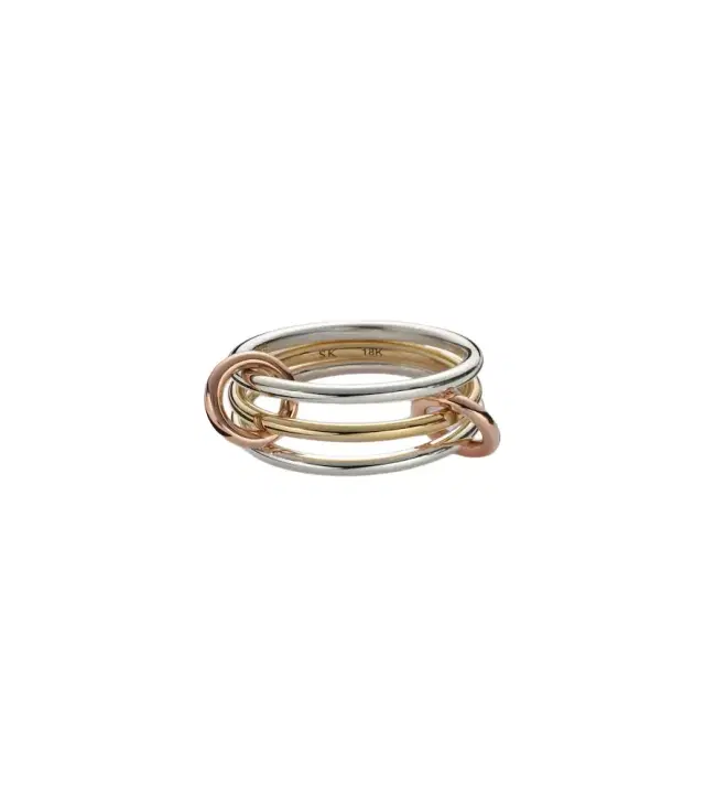 Spinelli Kilcollin Solarium 18kt gold and sterling silver ring