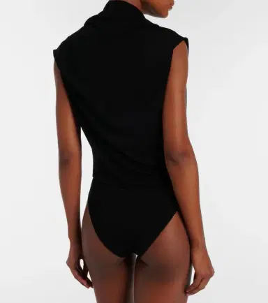 Alaïa Alaïa Draped jersey bodysuit | Thumbnail 3