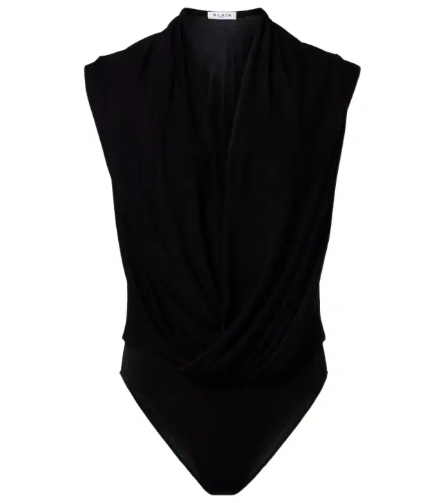 Alaia Alaïa Draped jersey bodysuit