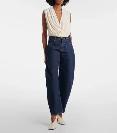 Alaïa Alaïa Draped hooded jersey bodysuit | Thumbnail 2 Alaïa Alaïa Draped hooded jersey bodysuit | Thumbnail 2