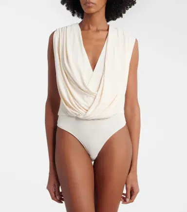 Alaïa Alaïa Draped hooded jersey bodysuit | Thumbnail 5 Alaïa Alaïa Draped hooded jersey bodysuit | Thumbnail 5