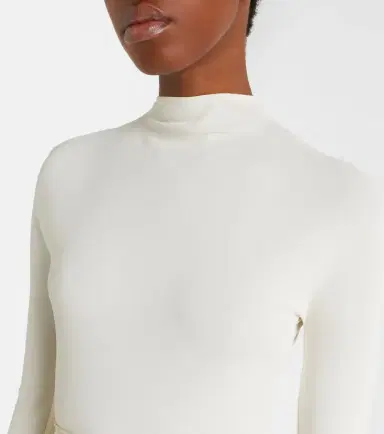 Alaïa Alaïa Gathered jersey minidress | Thumbnail 4