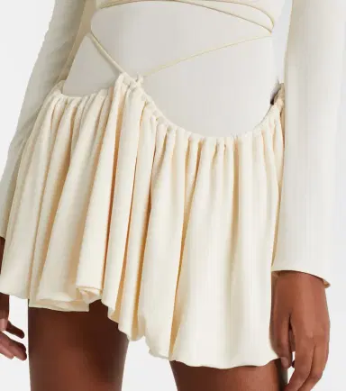 Alaïa Alaïa Gathered jersey minidress | Thumbnail 5